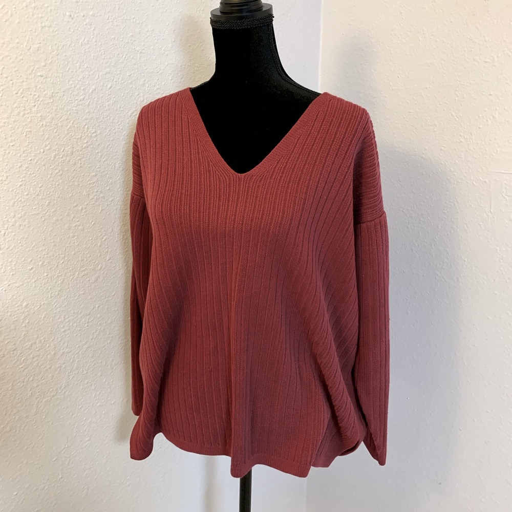 Vintage GAP Maroon Cable Pullover Sweater M